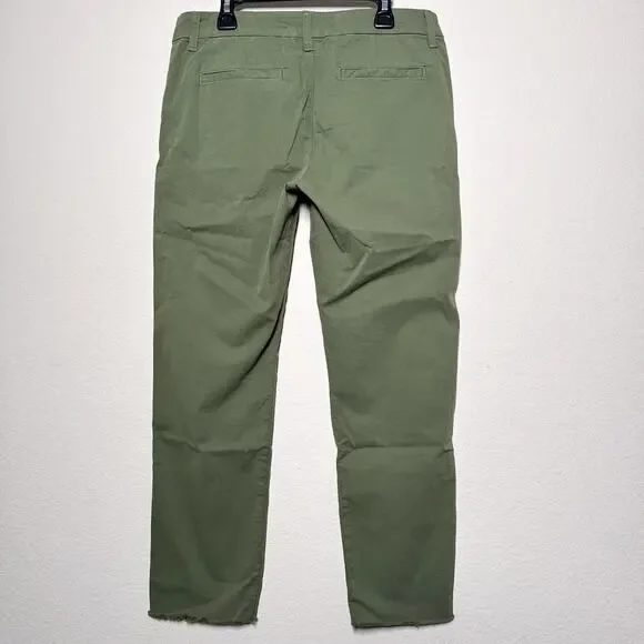 Frank & Eileen Wicklow Italian Performance Twill Pants Army Green NWT - Picture 6 of 6